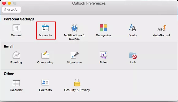 add gmail to outlook for mac 2016