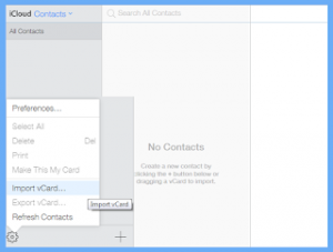 how to export office 365 contacts to icloud