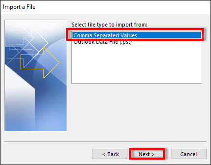 select csv