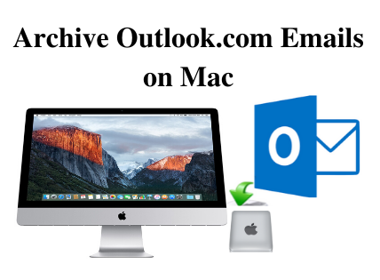 archive outlook.com emails on mac