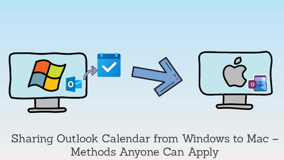 Methods of Sharing Outlook Calendar from Windows to Mac