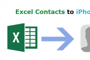 transfer excel contacts to iPhone