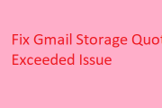 Gmail storage quota exceeded