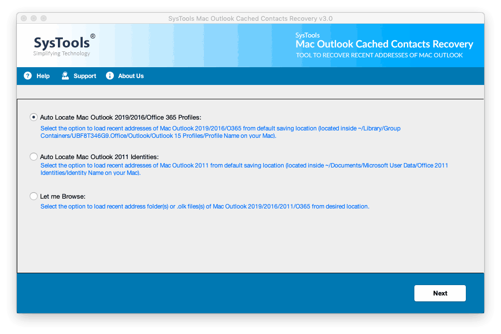 convert Outlook cache to contacts