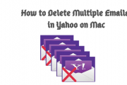 how to delete multiple emails in yahoo on mac