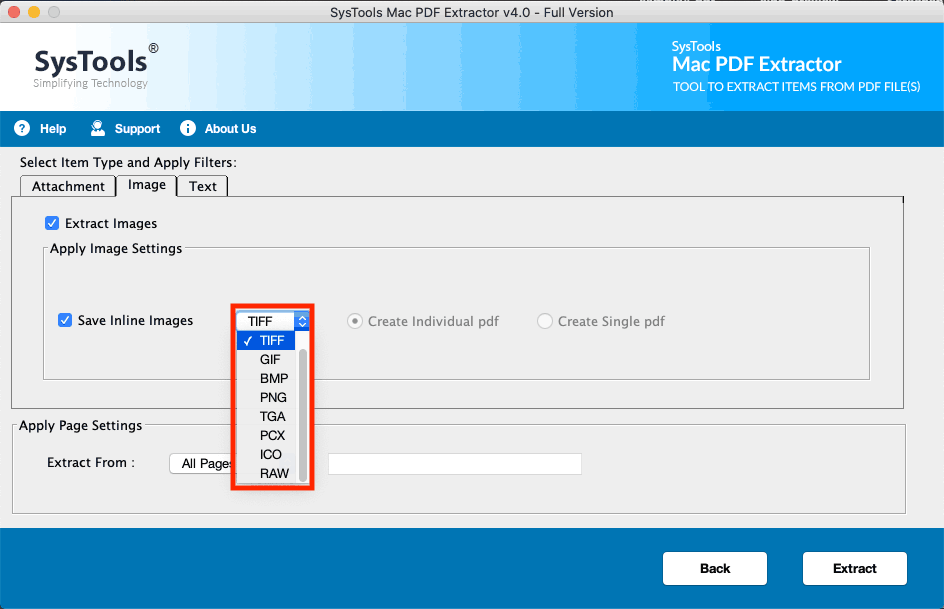 extract images from PDF on Mac and convert them to various formats