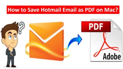 Save Hotmail Email as PDF