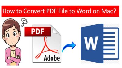 How to Convert PDF File to Word on Mac?