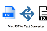 Mac PST to Text Converter