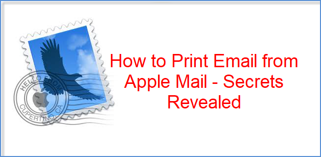 apple mail print email
