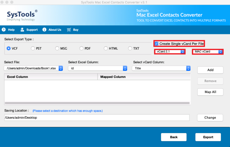 Excel Contacts to Google Contacts – Perform Migration on Mac OS