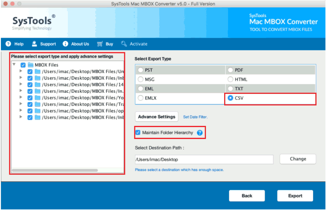 select csv