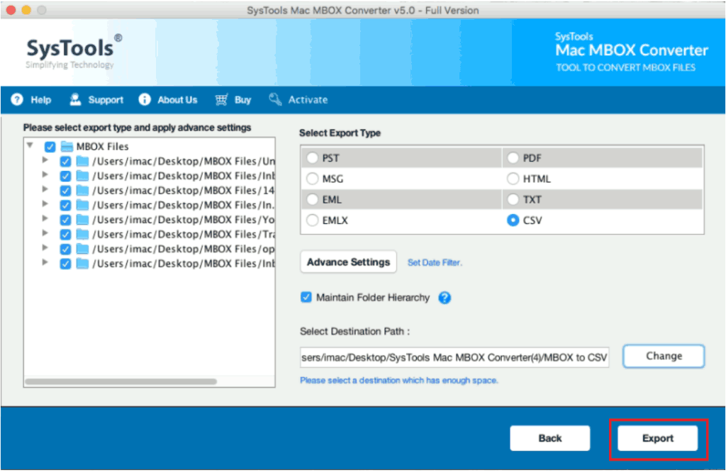 convert mbox to csv