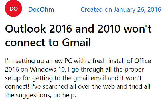 gmail settings for outlook 2016 for mac