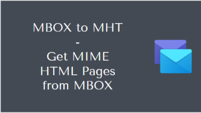 mbox to mht