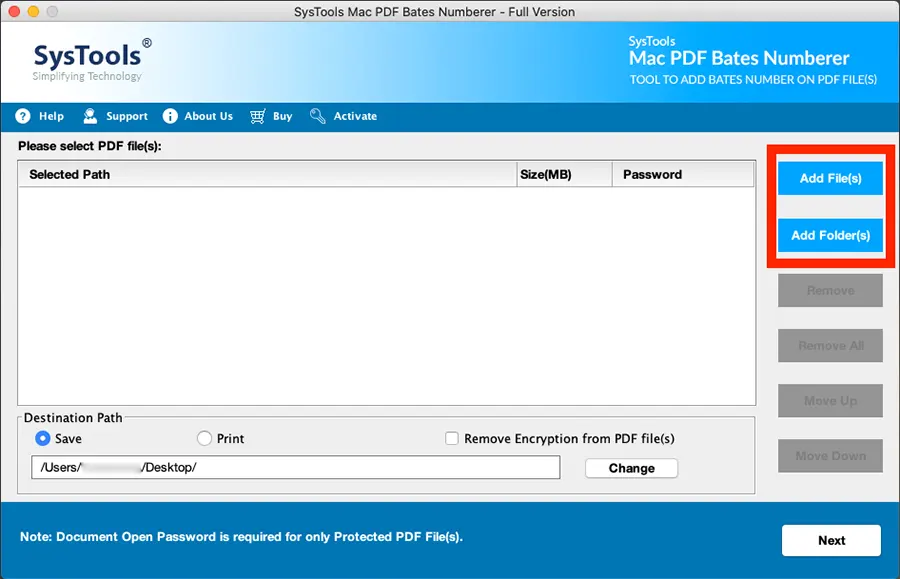 add page numbers to pdf mac