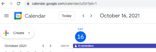print gmail calendar