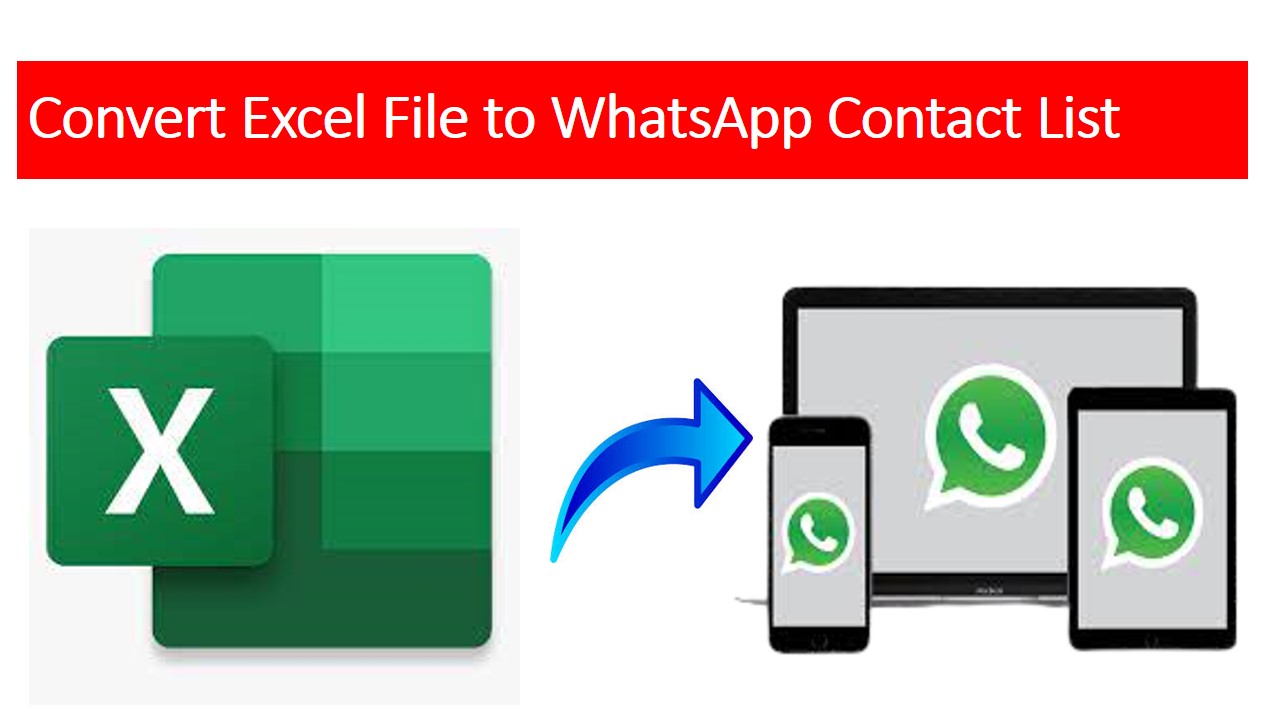 Convert Excel File to WhatsApp Contact List