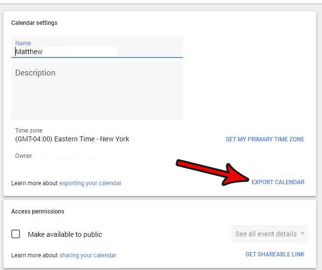 How To Export Google Calendar To Excel Spreadsheet With All Events