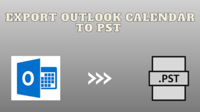 export outlook calendar to pst