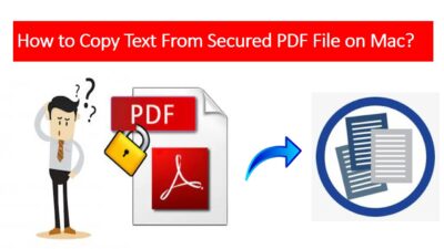 How to Copy Text From Secured PDF File