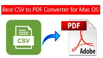 CSV to PDF Converter for Mac