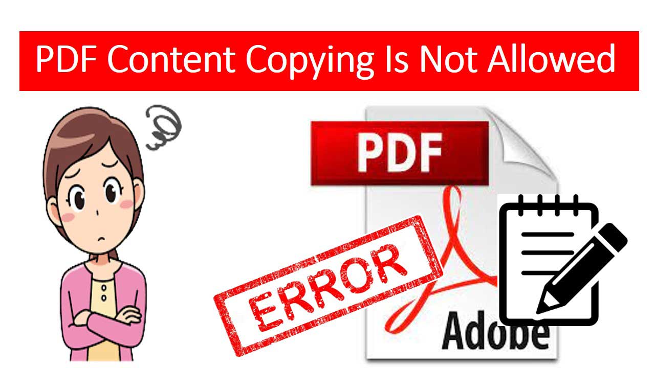 PDF Content Copying Is Not Allowed