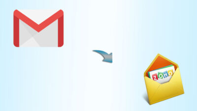 transfer gmail to zoho
