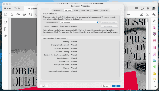 decrypt pdf adobe mac