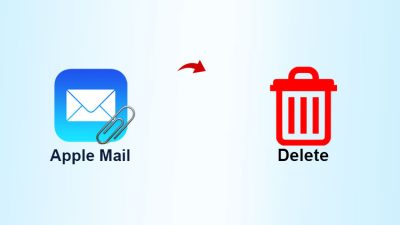 delete attachments from mac mail
