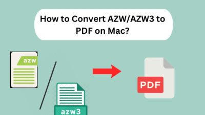 convert azw/azw3 to pdf on mac