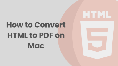 Convert HTML to PDF Mac