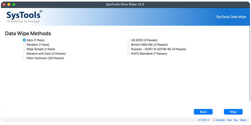 military grade data wipe methods