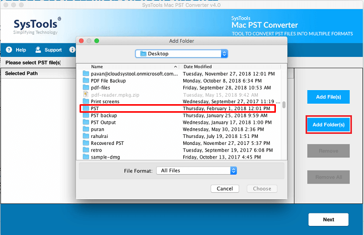 convert pst files for mac