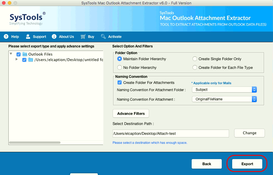 Extract Attachments from Outlook Mac